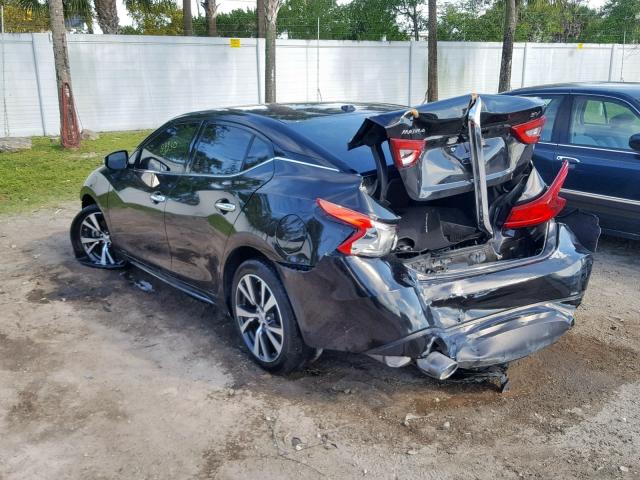 1N4AA6AP9HC406391 - 2017 NISSAN MAXIMA 3.5 BLACK photo 3