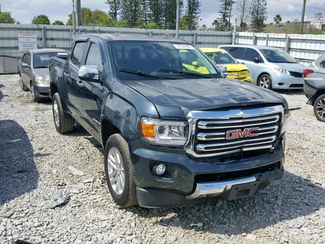 1GTG6DEN2J1150020 - 2018 GMC CANYON SLT GREEN photo 1