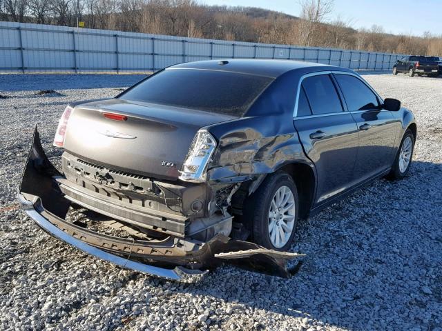 2C3CCAAG2EH377619 - 2014 CHRYSLER 300 GRAY photo 4