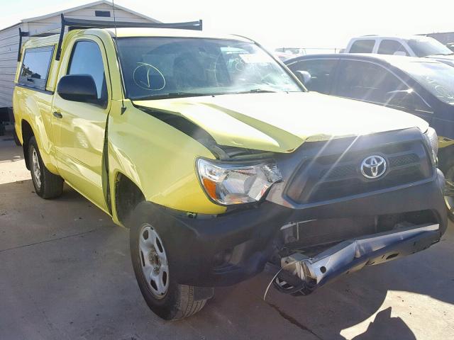 5TFNX4CN6EX035916 - 2014 TOYOTA TACOMA YELLOW photo 1