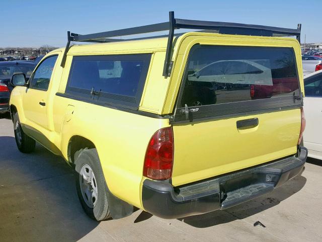 5TFNX4CN6EX035916 - 2014 TOYOTA TACOMA YELLOW photo 3