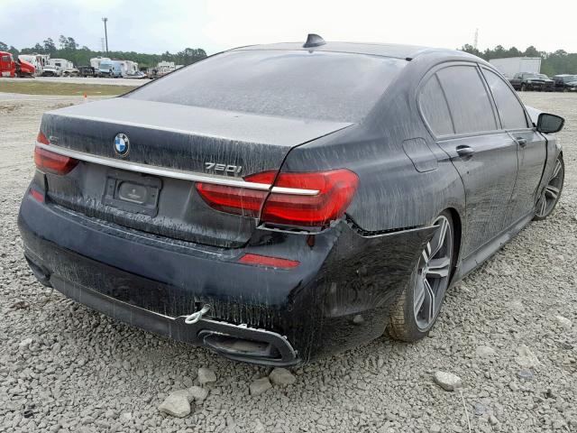 WBA7F2C59GG418118 - 2016 BMW 750 XI BLACK photo 4