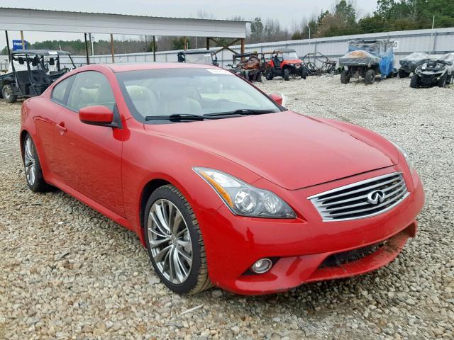 JN1CV6EK0DM923978 - 2013 INFINITI G37 JOURNE RED photo 1