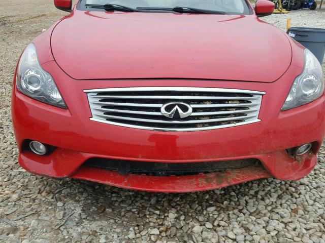 JN1CV6EK0DM923978 - 2013 INFINITI G37 JOURNE RED photo 9