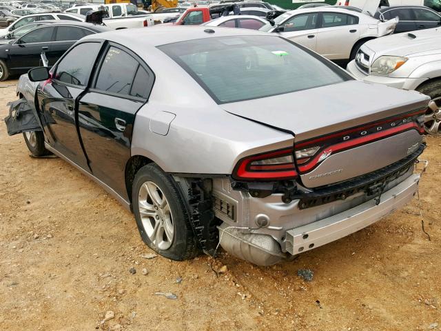 2C3CDXBG4GH103145 - 2016 DODGE CHARGER SE SILVER photo 3