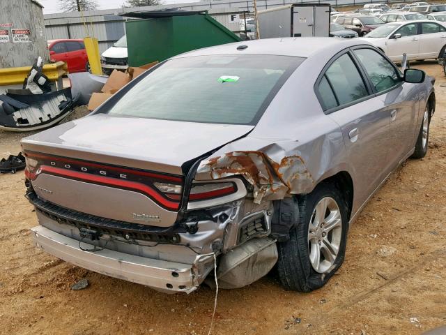 2C3CDXBG4GH103145 - 2016 DODGE CHARGER SE SILVER photo 4