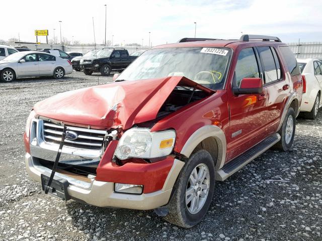 1FMEU74E46UB50277 - 2006 FORD EXPLORER E RED photo 2