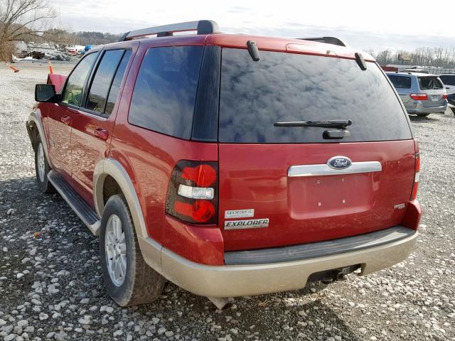 1FMEU74E46UB50277 - 2006 FORD EXPLORER E RED photo 3