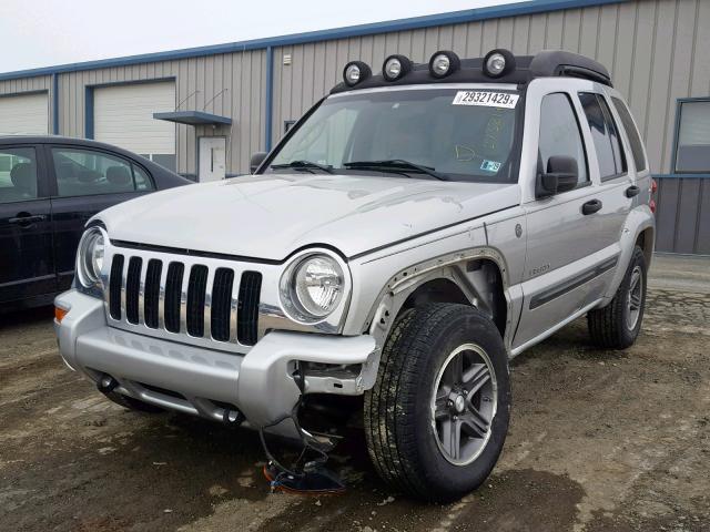 1J4GL38KX4W194966 - 2004 JEEP LIBERTY RE SILVER photo 2