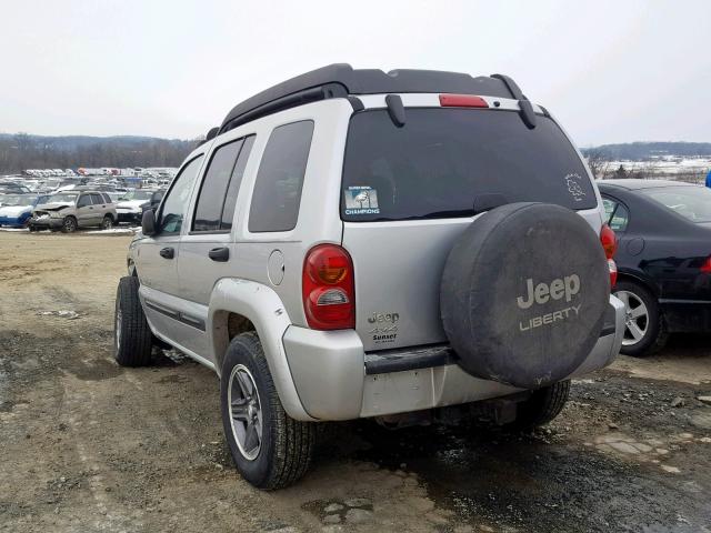 1J4GL38KX4W194966 - 2004 JEEP LIBERTY RE SILVER photo 3