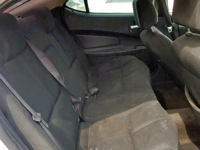 2G2WP552261255506 - 2006 PONTIAC GRAND PRIX WHITE photo 6