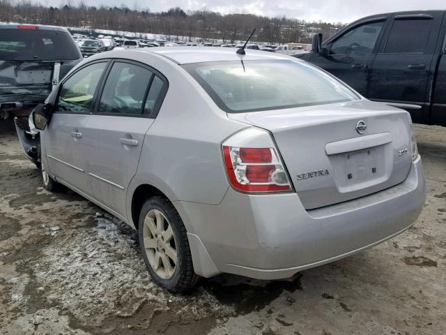 3N1AB61E37L704804 - 2007 NISSAN SENTRA 2.0 SILVER photo 3