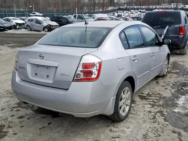 3N1AB61E37L704804 - 2007 NISSAN SENTRA 2.0 SILVER photo 4