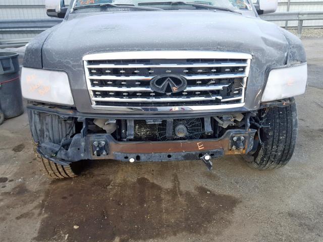 5N3AA08CX8N904858 - 2008 INFINITI QX56 GRAY photo 9