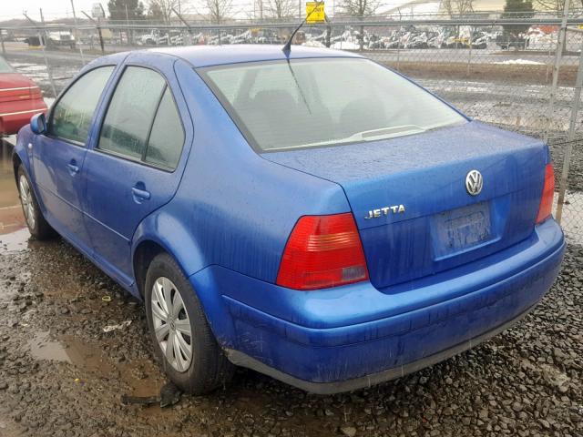 3VWRS29MX1M018424 - 2001 VOLKSWAGEN JETTA GL BLUE photo 3