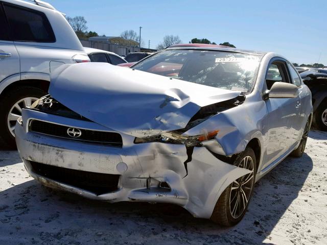 JTKDE177670213114 - 2007 TOYOTA SCION TC SILVER photo 2