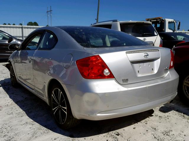 JTKDE177670213114 - 2007 TOYOTA SCION TC SILVER photo 3