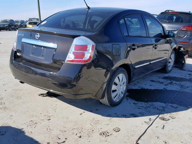 3N1AB6AP5AL605376 - 2010 NISSAN SENTRA 2.0 BLACK photo 4