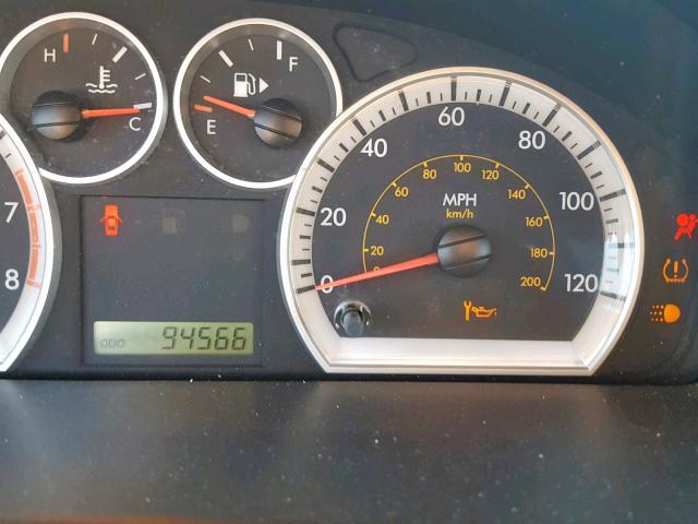 KL1TD56E49B619114 - 2009 CHEVROLET AVEO LS RED photo 8