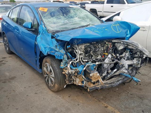 JTDKARFP5H3034556 - 2017 TOYOTA PRIUS PRIM 蓝色 照片 1