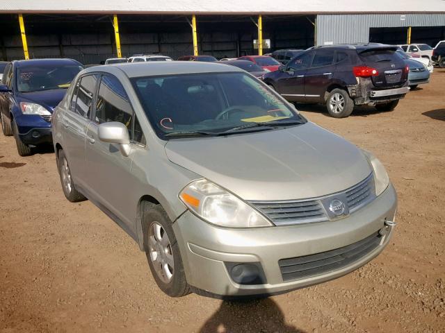 3N1BC11E48L367145 - 2008 NISSAN VERSA S SILVER photo 1