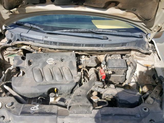 3N1BC11E48L367145 - 2008 NISSAN VERSA S SILVER photo 7