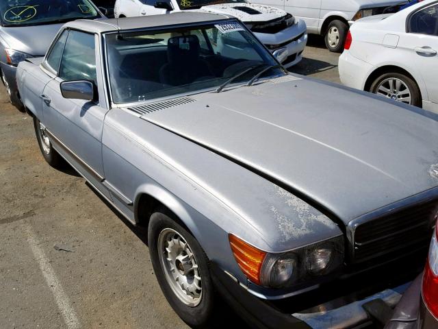 WDBBA45AXBB009681 - 1981 MERCEDES-BENZ 380 SL BLUE photo 1