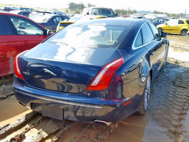 SAJWA2GE0BMV02251 - 2011 JAGUAR XJL SUPERC BLUE photo 4