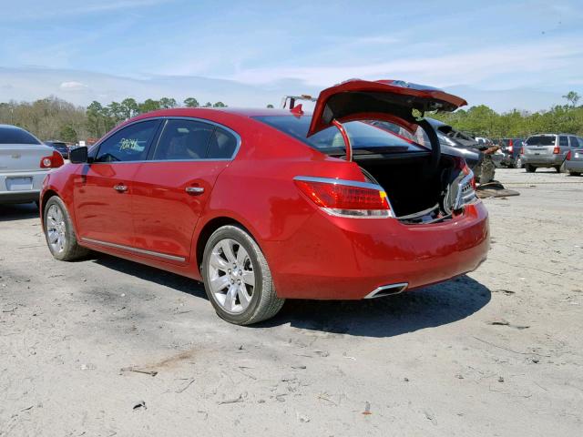 1G4GD5E37CF261061 - 2012 BUICK LACROSSE P RED photo 3