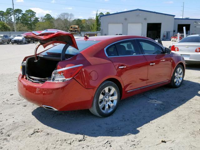 1G4GD5E37CF261061 - 2012 BUICK LACROSSE P RED photo 4