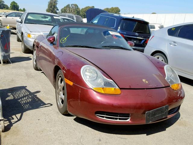 WP0CA2982YU626376 - 2000 PORSCHE BOXSTER BURGUNDY photo 1