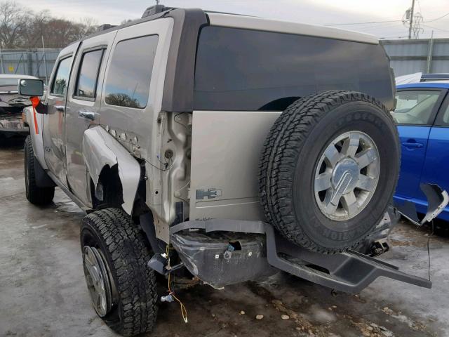 5GTDN136768111978 - 2006 HUMMER H3 BEIGE photo 3