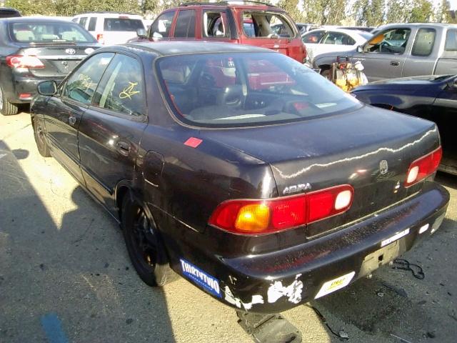 JH4DB7667SS014323 - 1995 ACURA INTEGRA SE BLACK photo 3