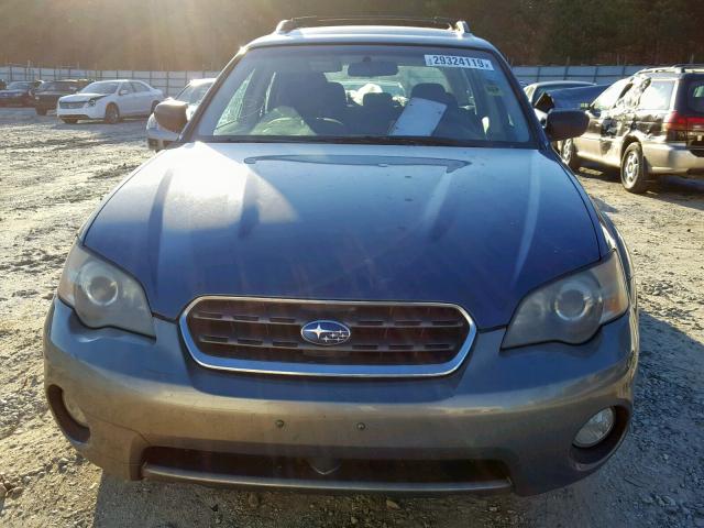 4S4BP61C657385347 - 2005 SUBARU LEGACY OUT BLUE photo 9