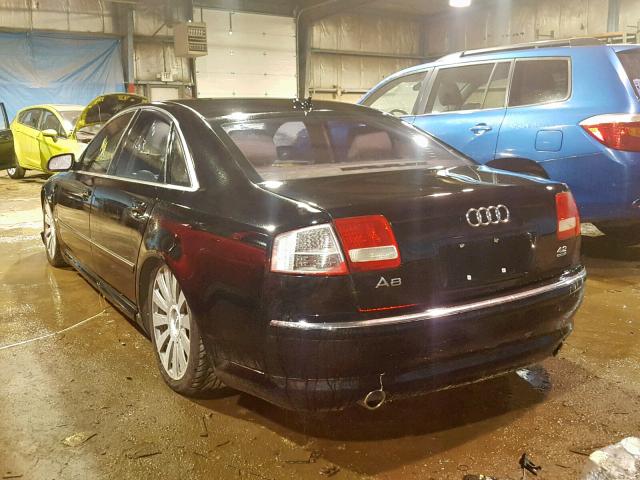 WAULL44E35N004553 - 2005 AUDI A8 4.2 QUA BLACK photo 3