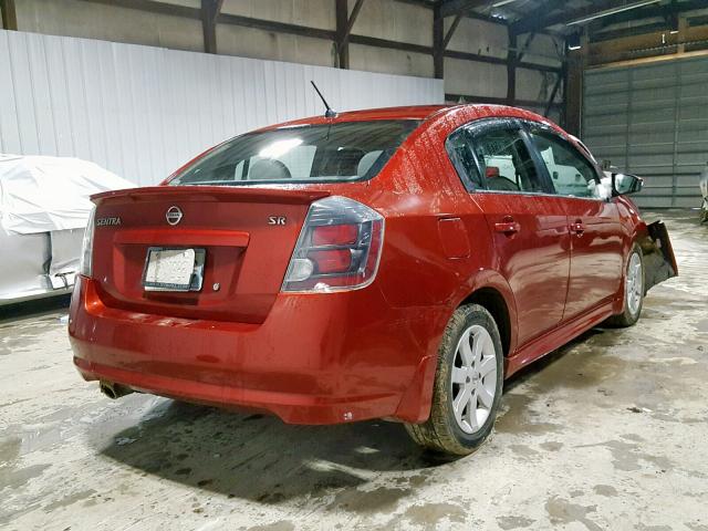 3N1AB6AP2AL710201 - 2010 NISSAN SENTRA 2.0 RED photo 4