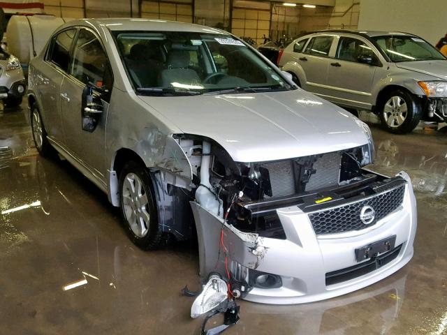 3N1AB6AP4CL611933 - 2012 NISSAN SENTRA 2.0 SILVER photo 1