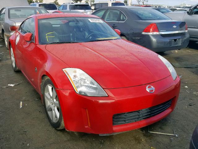 JN1AZ34D34T165251 - 2004 NISSAN 350Z COUPE RED photo 1