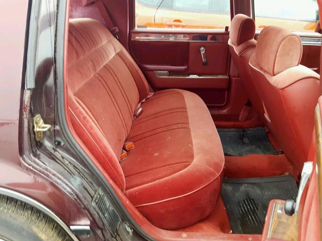 1B3XC46K8PD186252 - 1993 DODGE DYNASTY BURGUNDY photo 6