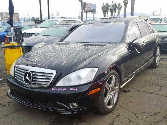 WDDNG71X18A187010 - 2008 MERCEDES-BENZ S 550 BLACK photo 2