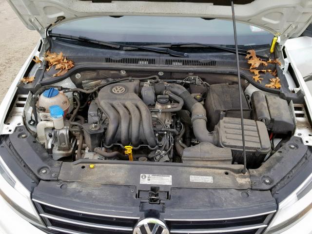 3VW2K7AJ0FM282176 - 2015 VOLKSWAGEN JETTA BASE WHITE photo 7