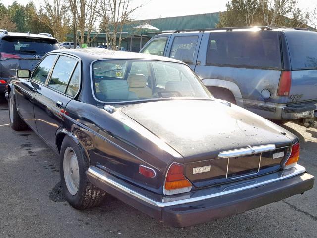 SAJAY1344HC470772 - 1987 JAGUAR XJ6 VANDEN BLACK photo 3