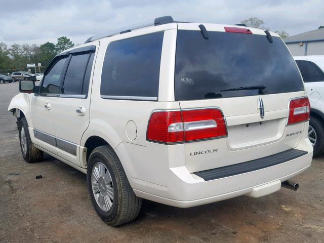 5LMFU27517LJ03571 - 2007 LINCOLN NAVIGATOR WHITE photo 3