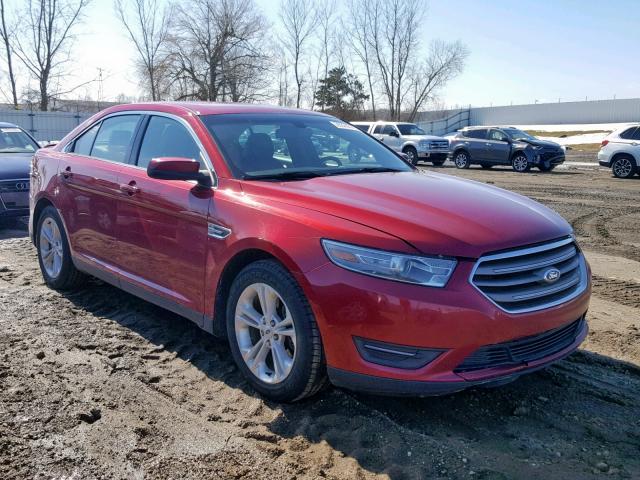 1FAHP2H86DG142683 - 2013 FORD TAURUS SEL RED photo 1