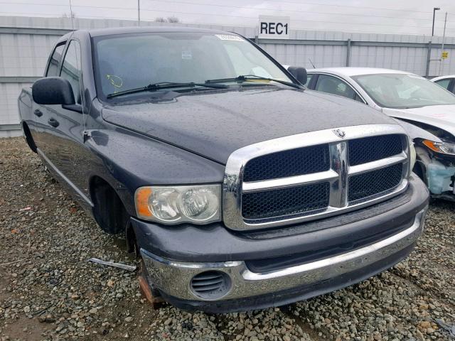 1D7HA18D04J116530 - 2004 DODGE RAM 1500 S GRAY photo 1