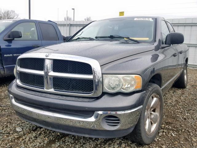 1D7HA18D04J116530 - 2004 DODGE RAM 1500 S GRAY photo 2