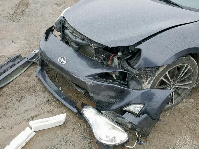 JF1ZNAA13D1704835 - 2013 TOYOTA SCION FR-S GRAY photo 9