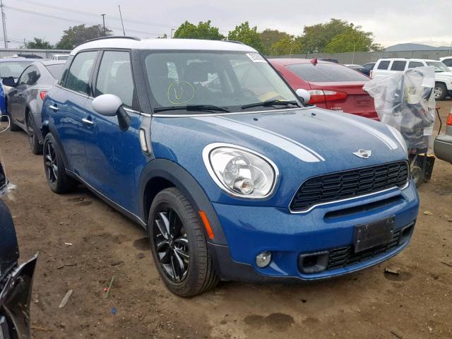 WMWZC3C57CWL85322 - 2012 MINI COOPER S C BLUE photo 1