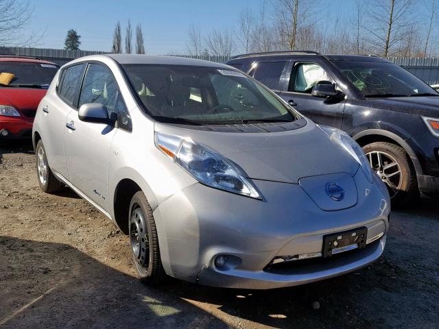 JN1AZ0CP9BT004975 - 2011 NISSAN LEAF SV SILVER photo 1