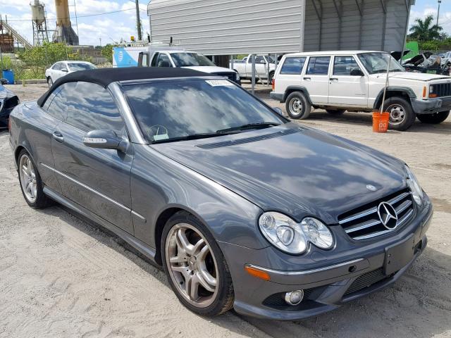 WDBTK76G66T065851 - 2006 MERCEDES-BENZ CLK 55 AMG GRAY photo 1